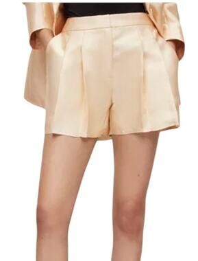 AllSaints Shorts pleated front London Shimmer size 12